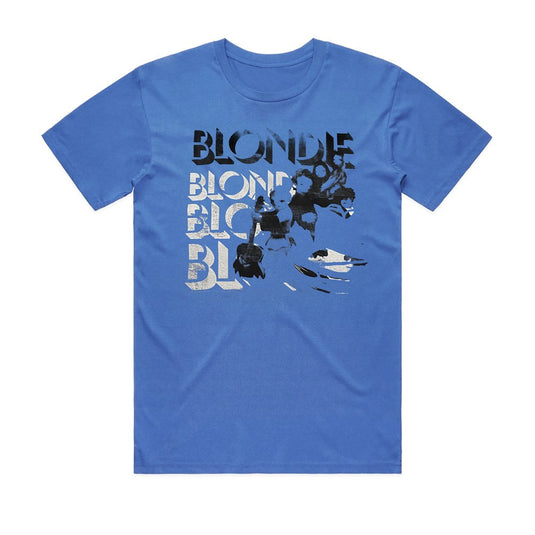 Blondie - Stacked - Blue T-shirt (Limited Tour Item)