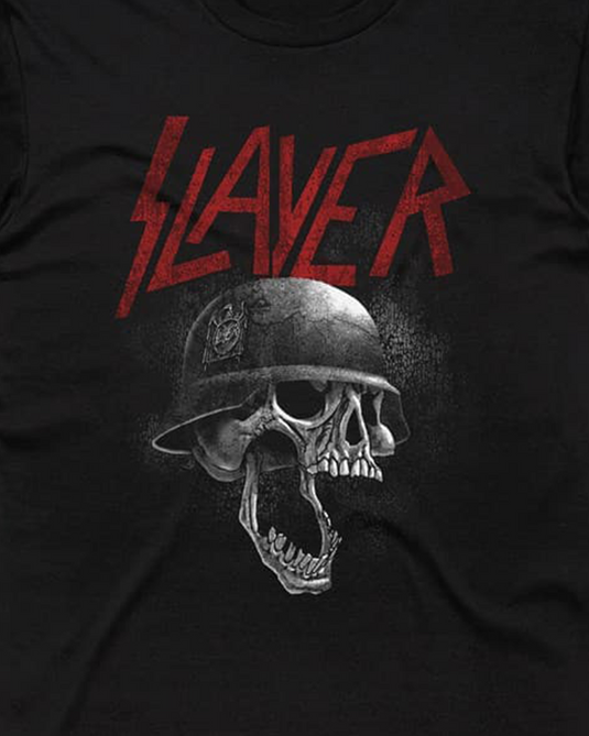 Slayer - Skull Helmet T-Shirt