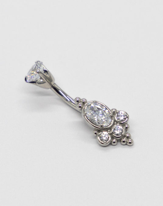 Crystal Queen Navel Curved Barbell