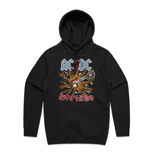 AC/DC - Blow Up Your Video - Black Unisex Pullover Hood
