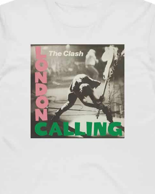 The Clash - London Calling Women's White T-Shirt