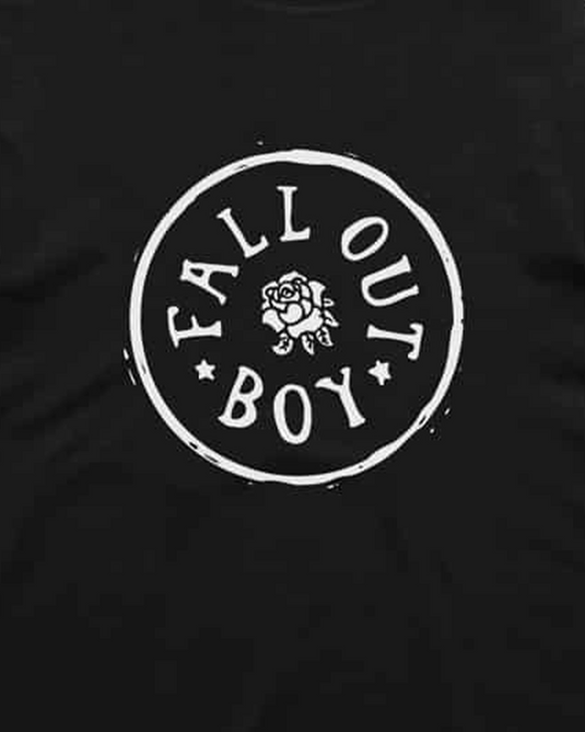 Fall Out Boy - Rose Badge T-Shirt