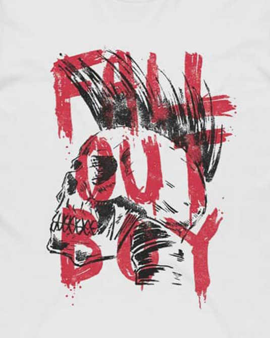 Fall Out Boy - Skull Mohawk T-Shirt