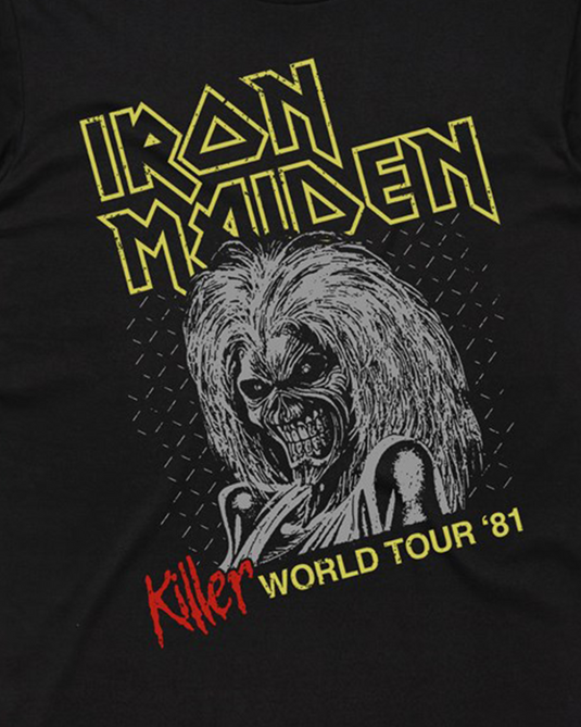 Iron Maiden - Killer World Tour 81 T-Shirt