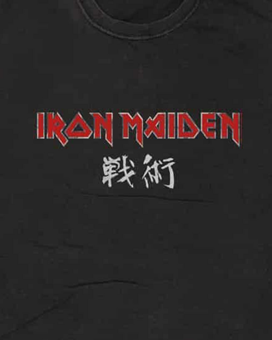 Iron Maiden - Senjutsu Logo Vintage Wash T-Shirt