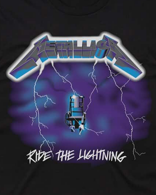 Metallica - Ride The Lightning Electrocution T-Shirt
