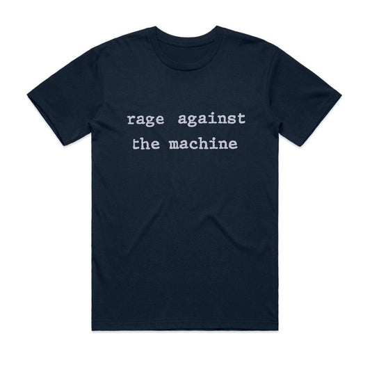 Rage Against The Machine - Original Logo - Navy T-shirt