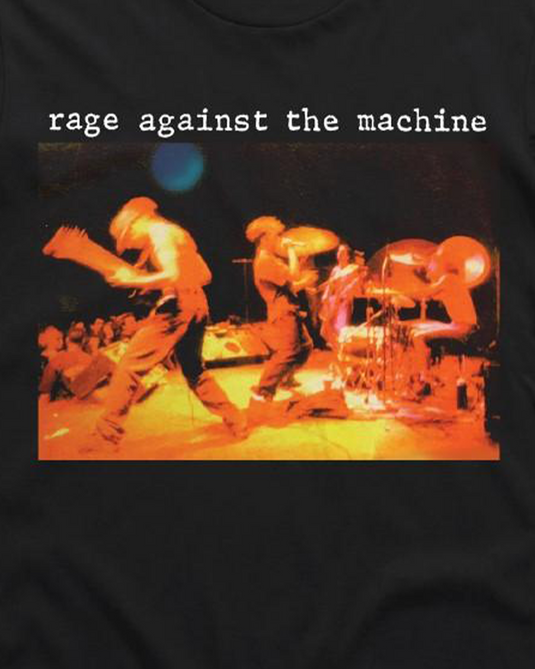 Rage Against The Machine - Live Anger Black Tee