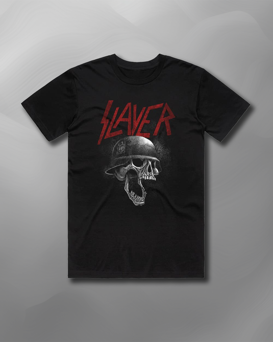 Slayer - Skull Helmet T-Shirt