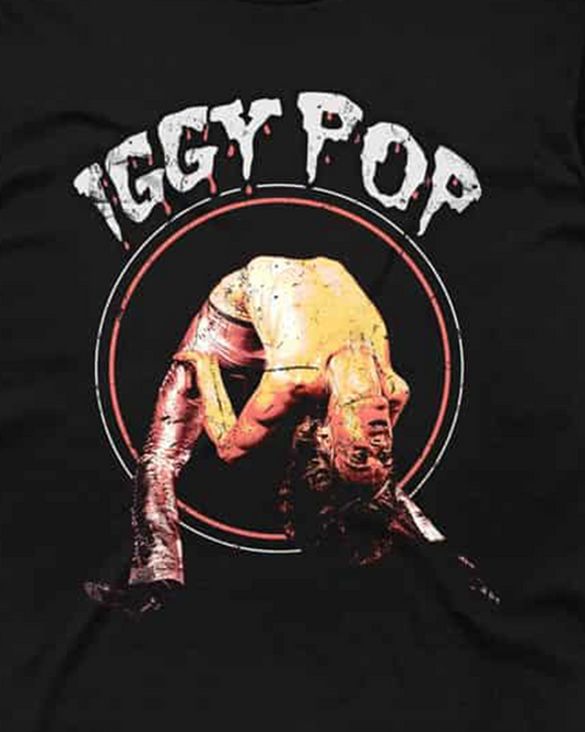 The Stooges - Iggy Pop Back Arch T-Shirt