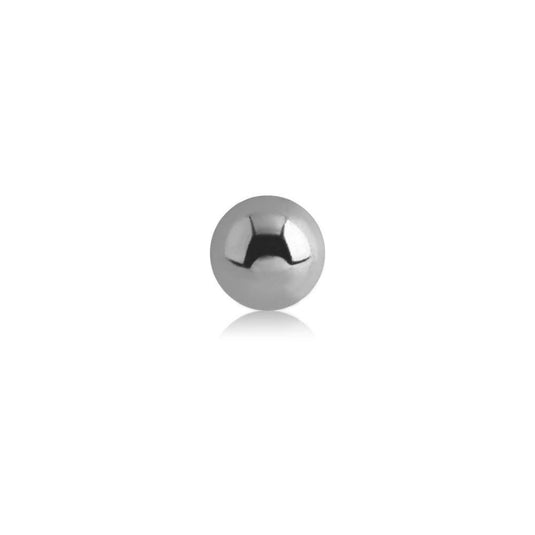 Silver Surgical Steel Threaded Ball