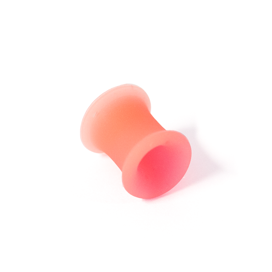 Pink Double Flared Silicone Plug